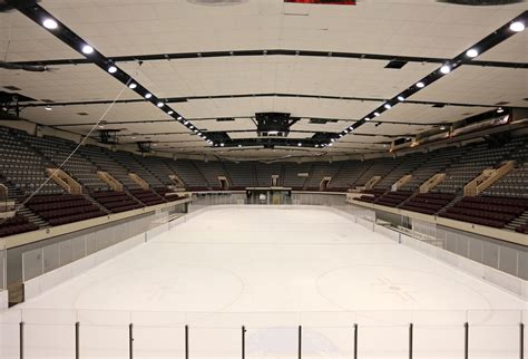 Decc duluth mn - Built at a cost of $6.5 million, the Arena portion of the complex houses a 190-by-85 foot hockey rink with 5,333 seats and six locker rooms. Amsoil Arena. The Amsoil rink can be converted to host concerts, dinners, …